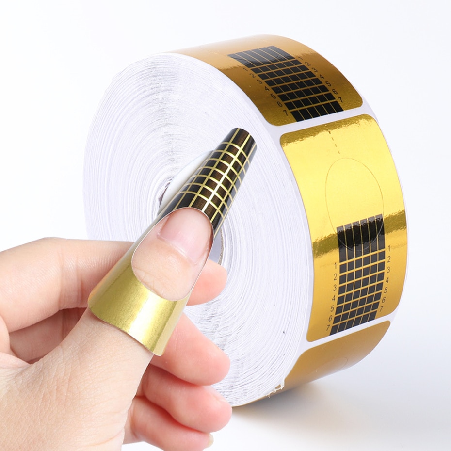 Nail Extension Form - Autocollants pour la construction des ongles,
