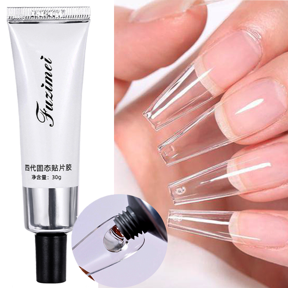 Nail Extension Form - Faux ongles en gel doux solide,