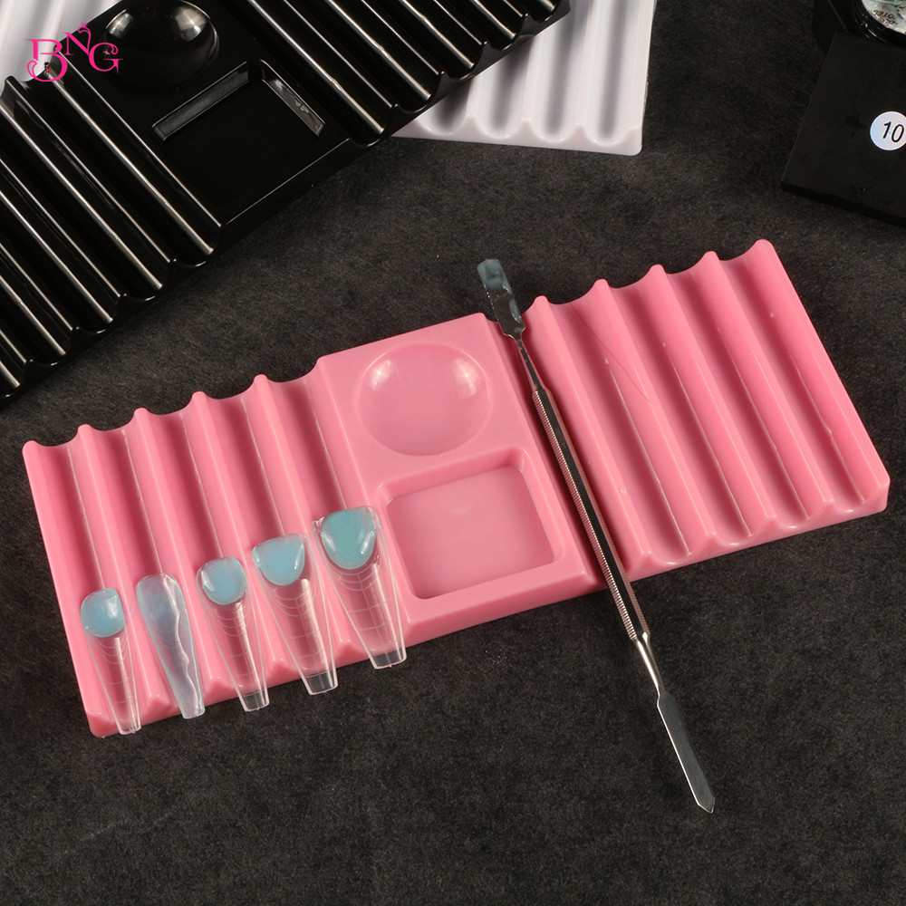 Nail Extension Form - Support double en plastique BNG pour