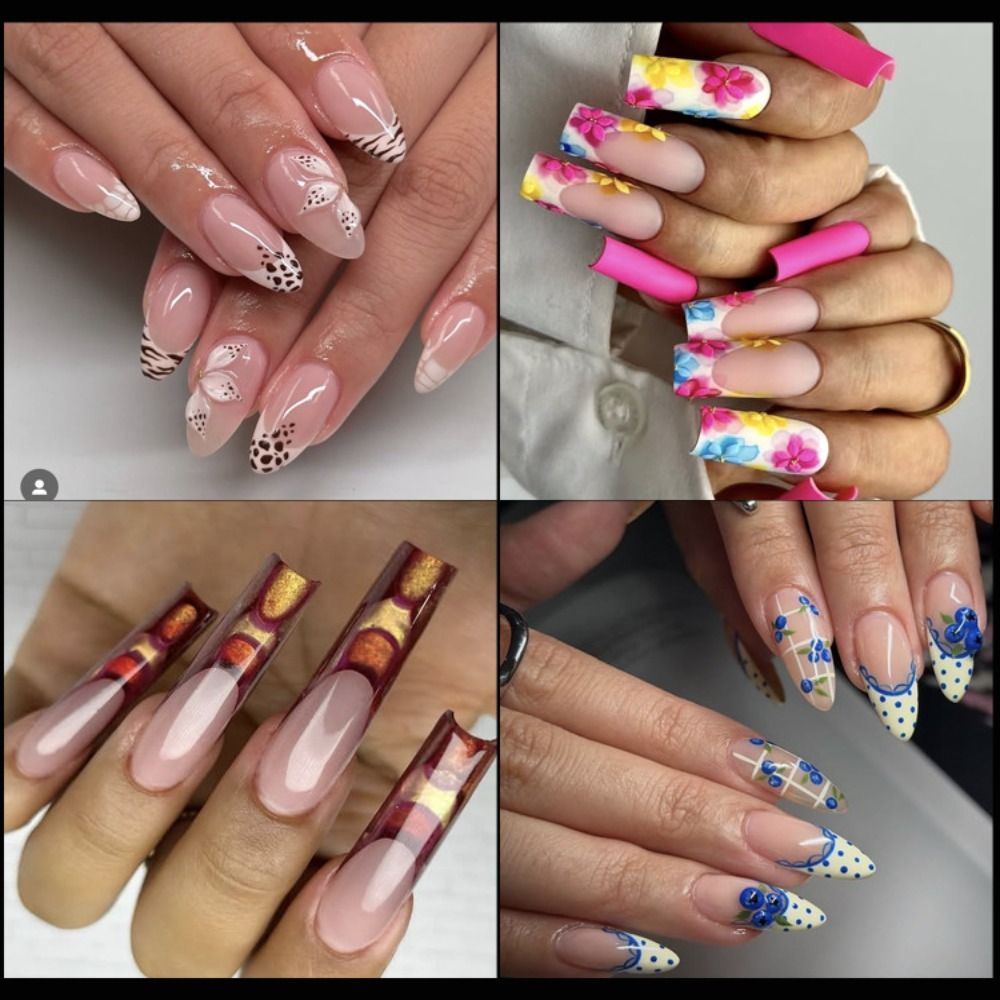 Nail Extension Form - 140 pièces, 14 tailles, formes françaises