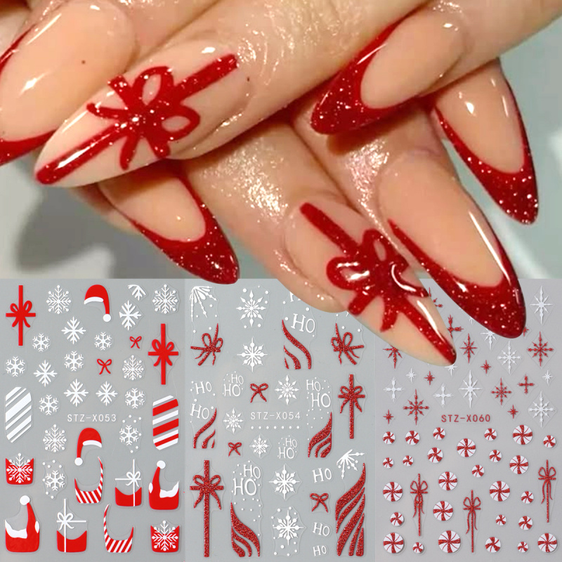 Autocollants 3D festifs pour N - Nail Art Xmas Stickers avis et prix