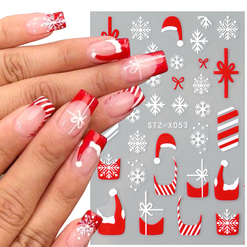 Autocollants 3D festifs pour N - Nail Art Xmas Stickers avis et prix