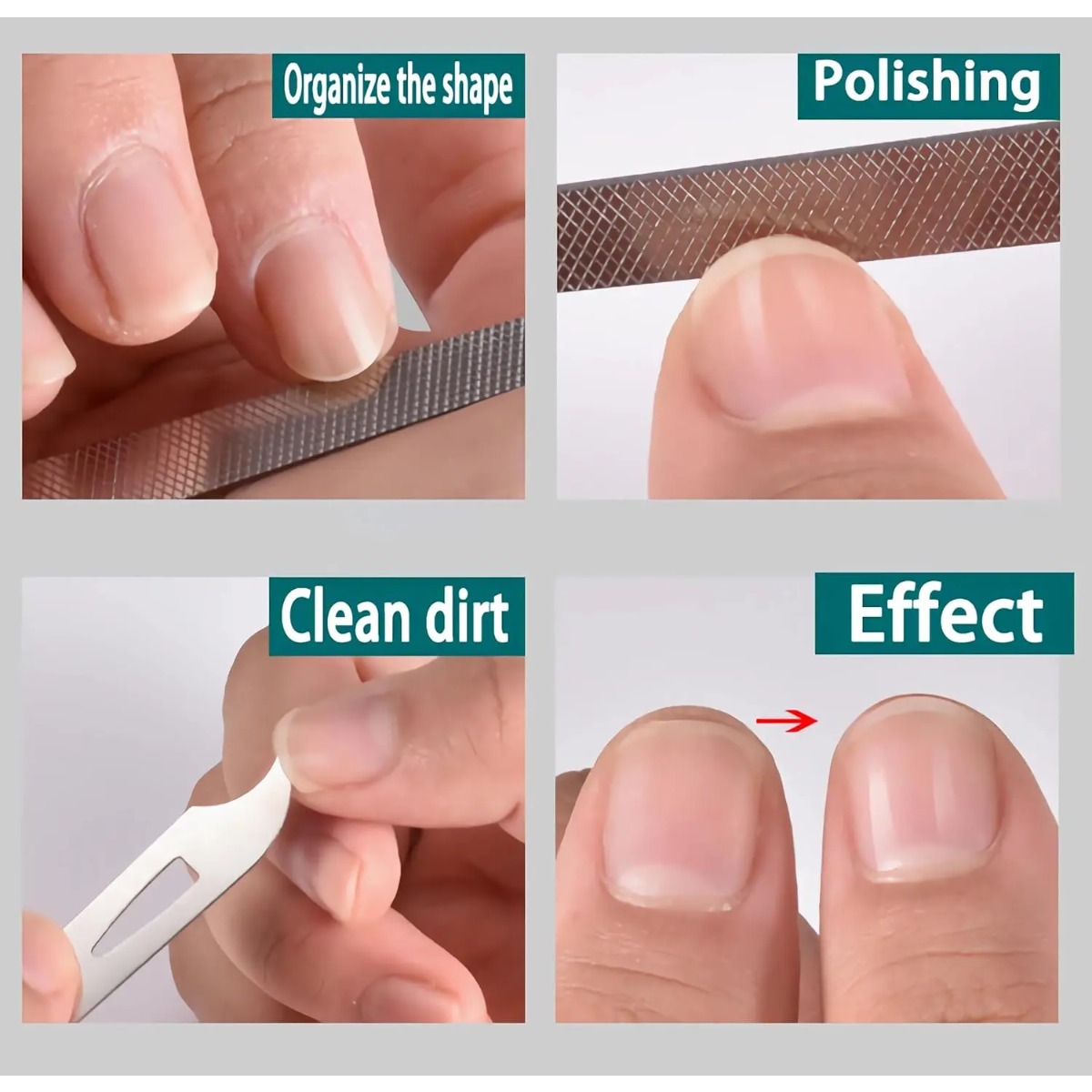 Lime à ongles en métal, 10/20  - Nail Extension Form avis et prix