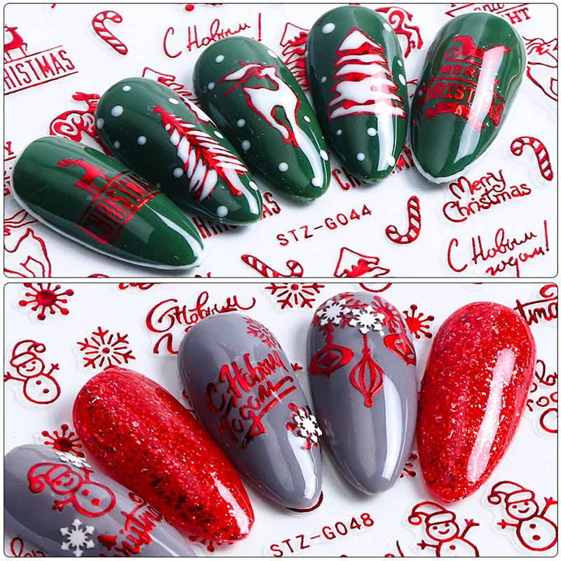 N64.Accessoires de Noël Nail A - Nail Art Xmas Stickers avis et prix