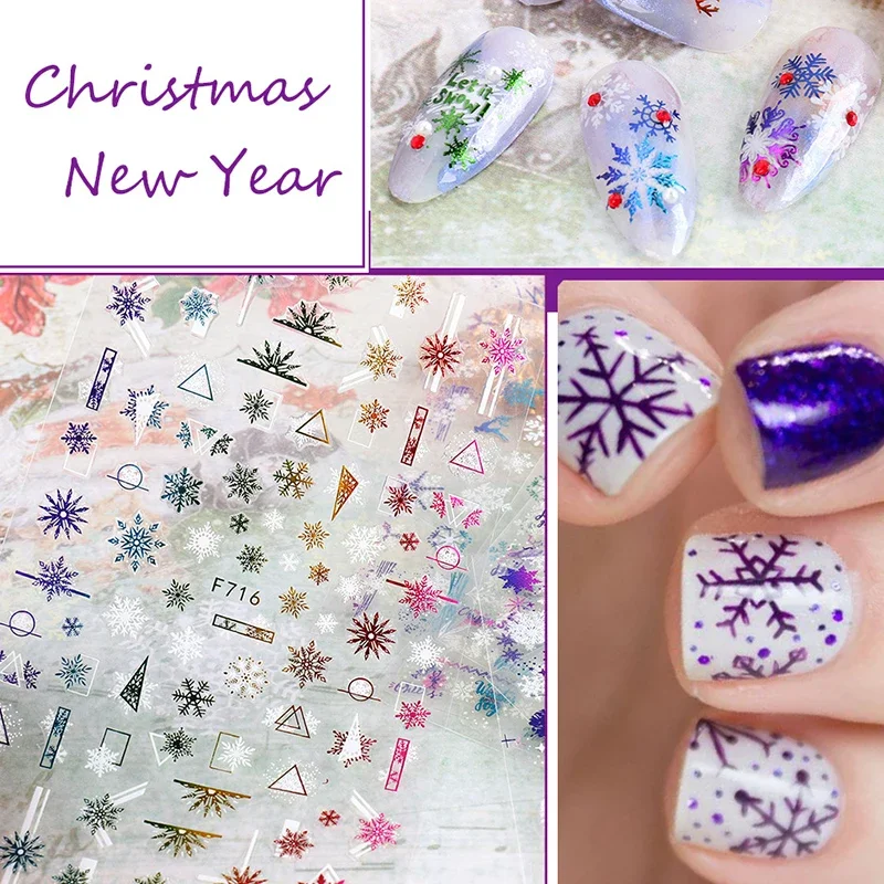 Décalcomanies autocollantes po - Nail Art Xmas Stickers avis et prix