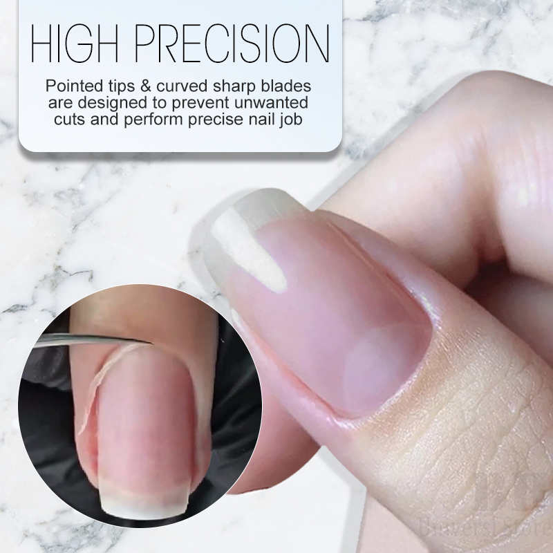 Ciseaux incurvés en acier inox - Nail Extension Form avis et prix