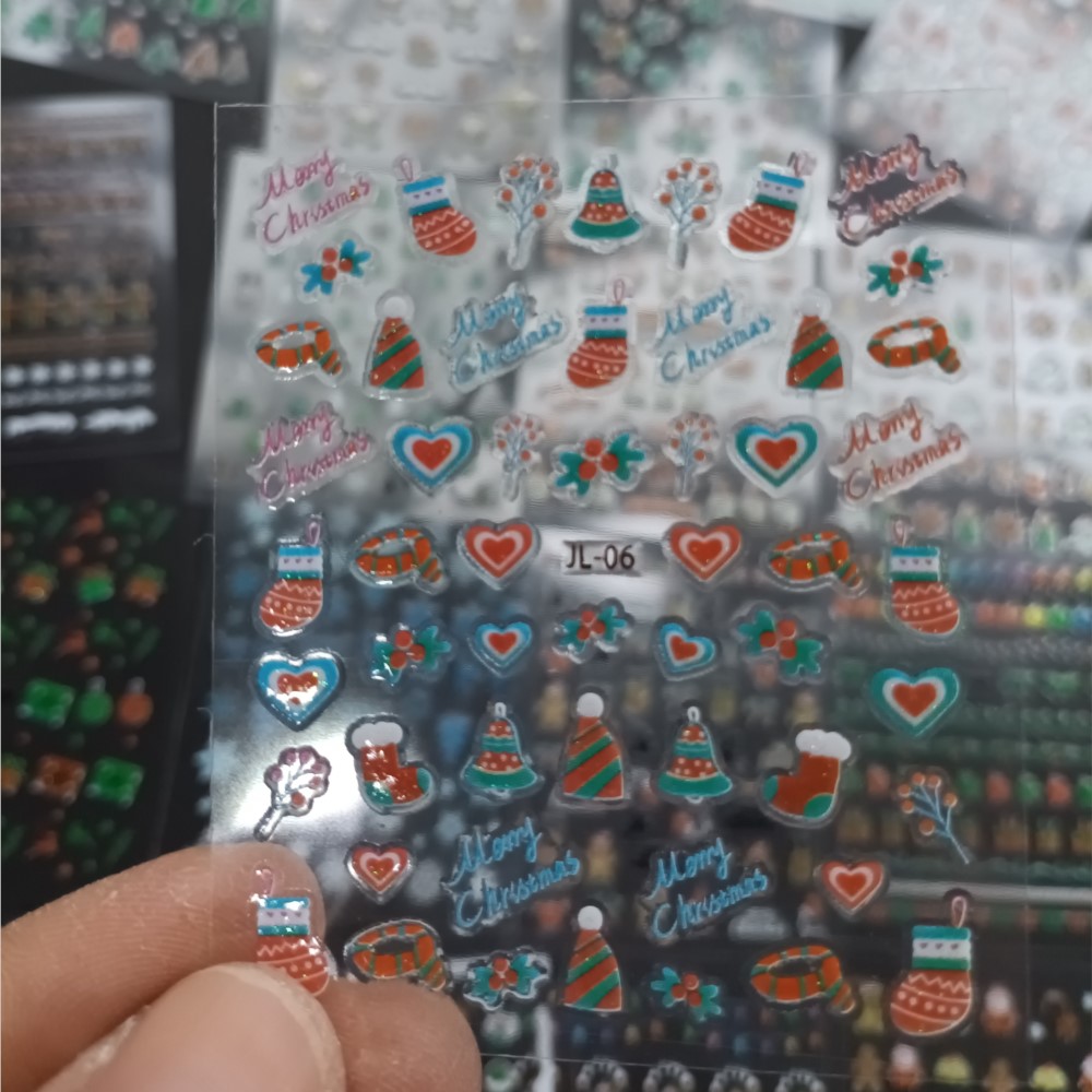 Autocollants Nail Art de Noël, - Nail Art Xmas Stickers avis et prix