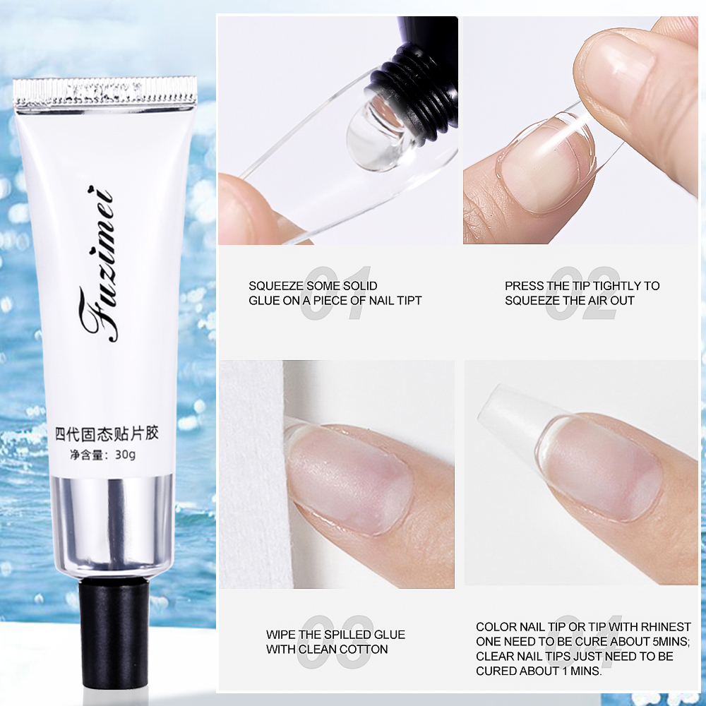 Faux ongles en gel doux solide - Nail Extension Form avis et prix