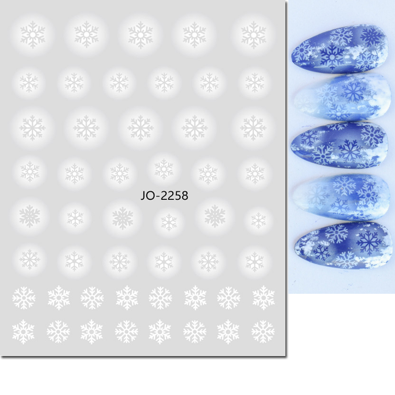 Décalcomanies 3D pour Nail Art - Nail Art Xmas Stickers avis et prix