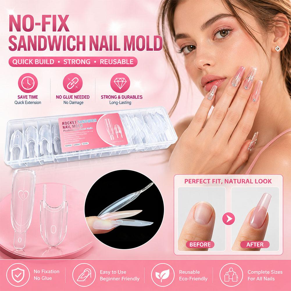Kit de 120 Moules Double Forme - Nail Extension Form avis et prix