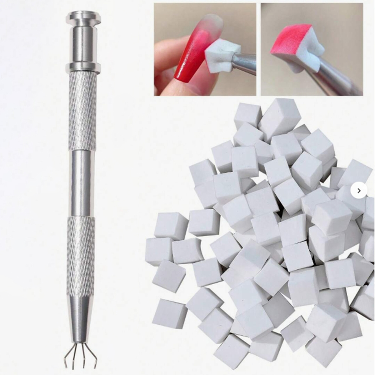 1 ensemble de 100 tampons de c - Nail Art Pinterest avis et prix