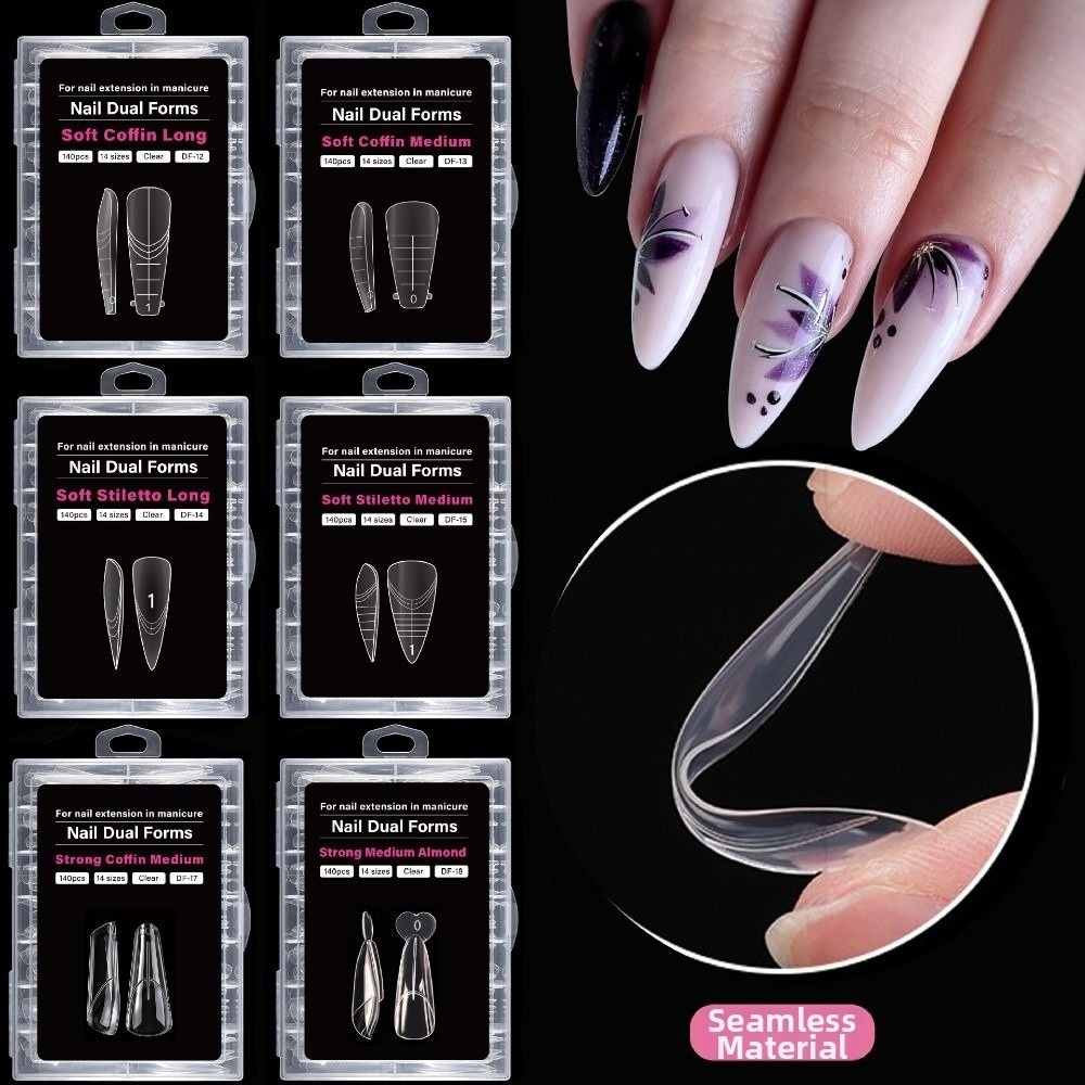 140 pièces, 14 tailles, formes - Nail Extension Form avis et prix