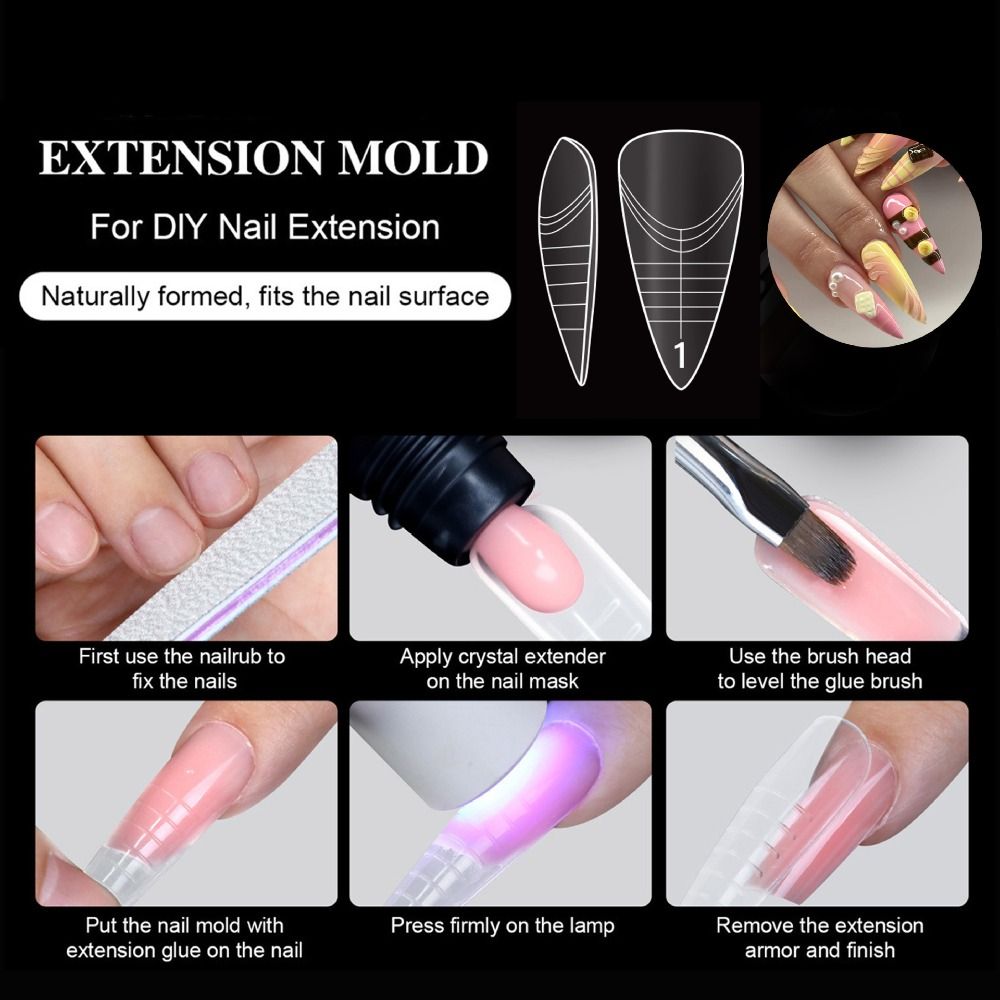 140 pièces, 14 tailles, formes - Nail Extension Form avis et prix