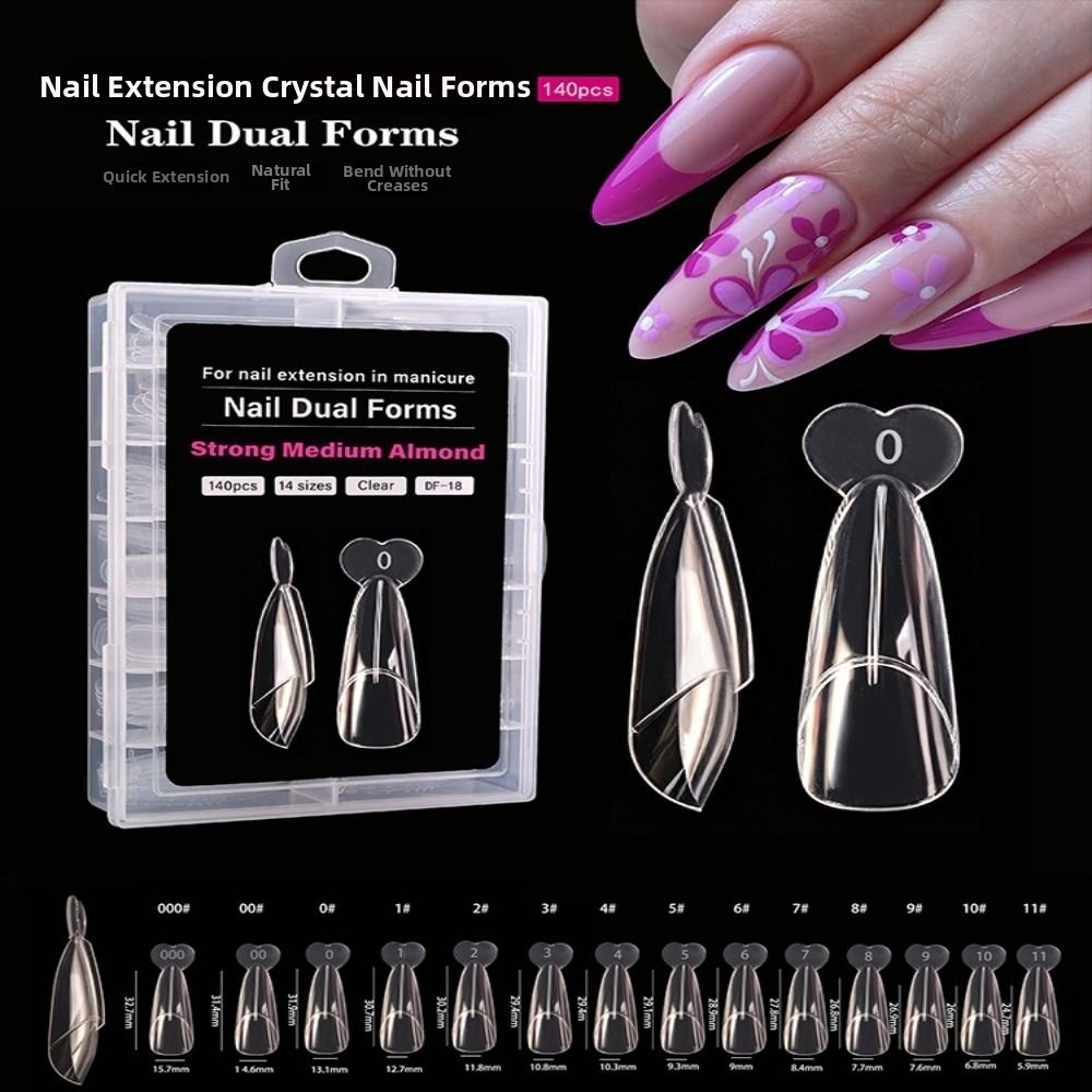 140 pièces, 14 tailles, formes - Nail Extension Form avis et prix